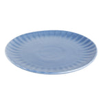 Assiettes plates Olympia Corallite bleues 280 mm (lot de 6) — FU200