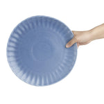Assiettes plates Olympia Corallite bleues 280 mm (lot de 6) — FU200
