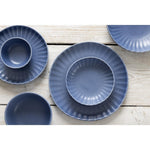 Assiettes plates Olympia Corallite bleues 280 mm (lot de 6) — FU200