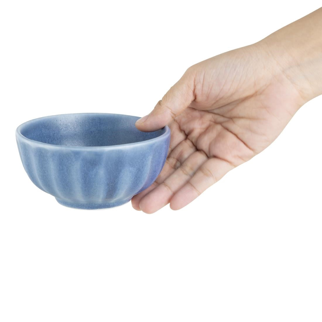 Bols profonds Olympia Corallite bleus 105x55mm (lot de 12) — FU204