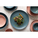Assiettes plates Olympia Corallite vertes 280 mm (lot de 6) — FU206