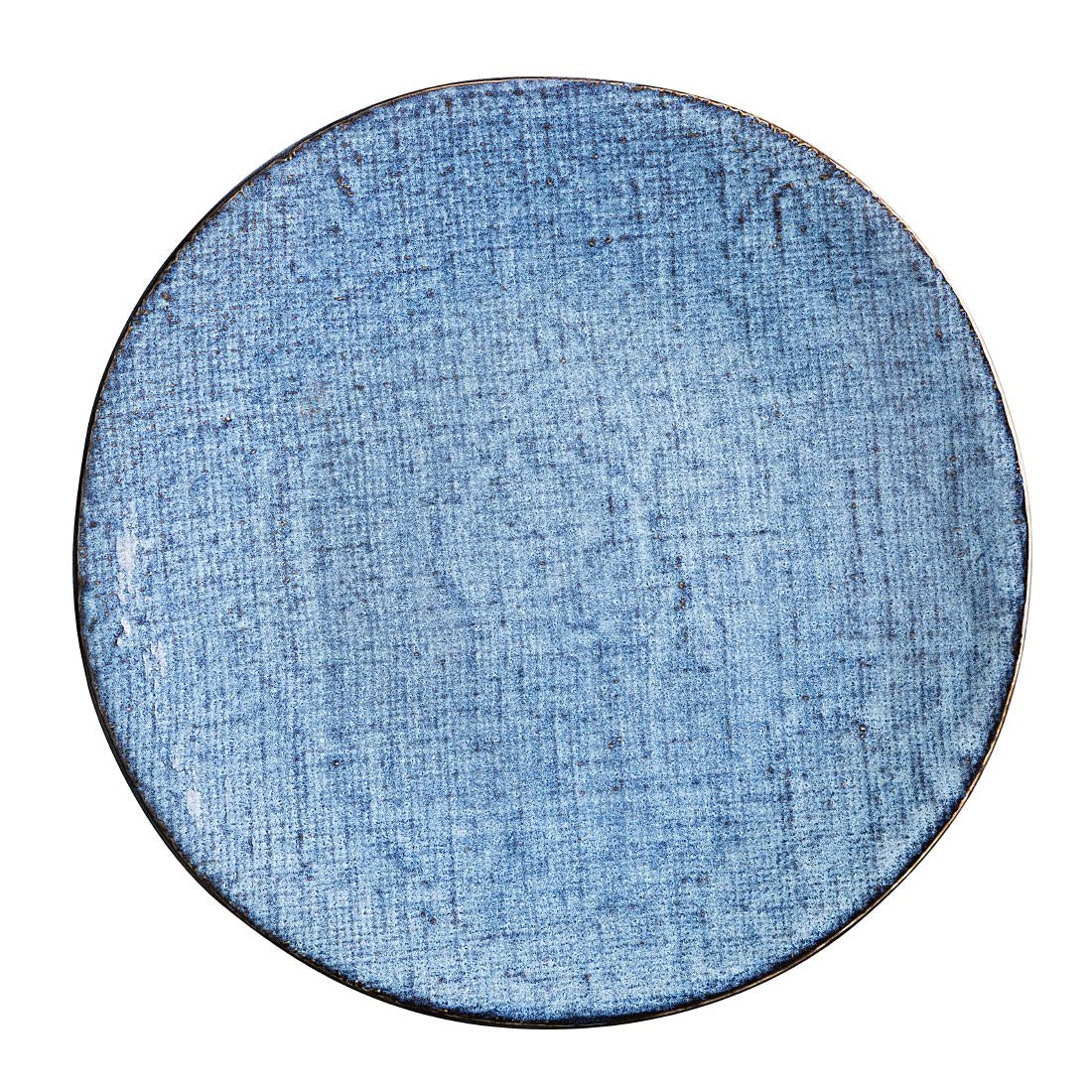 Assiettes plates Olympia Denim Blue 285mm (lot de 4) — FU222
