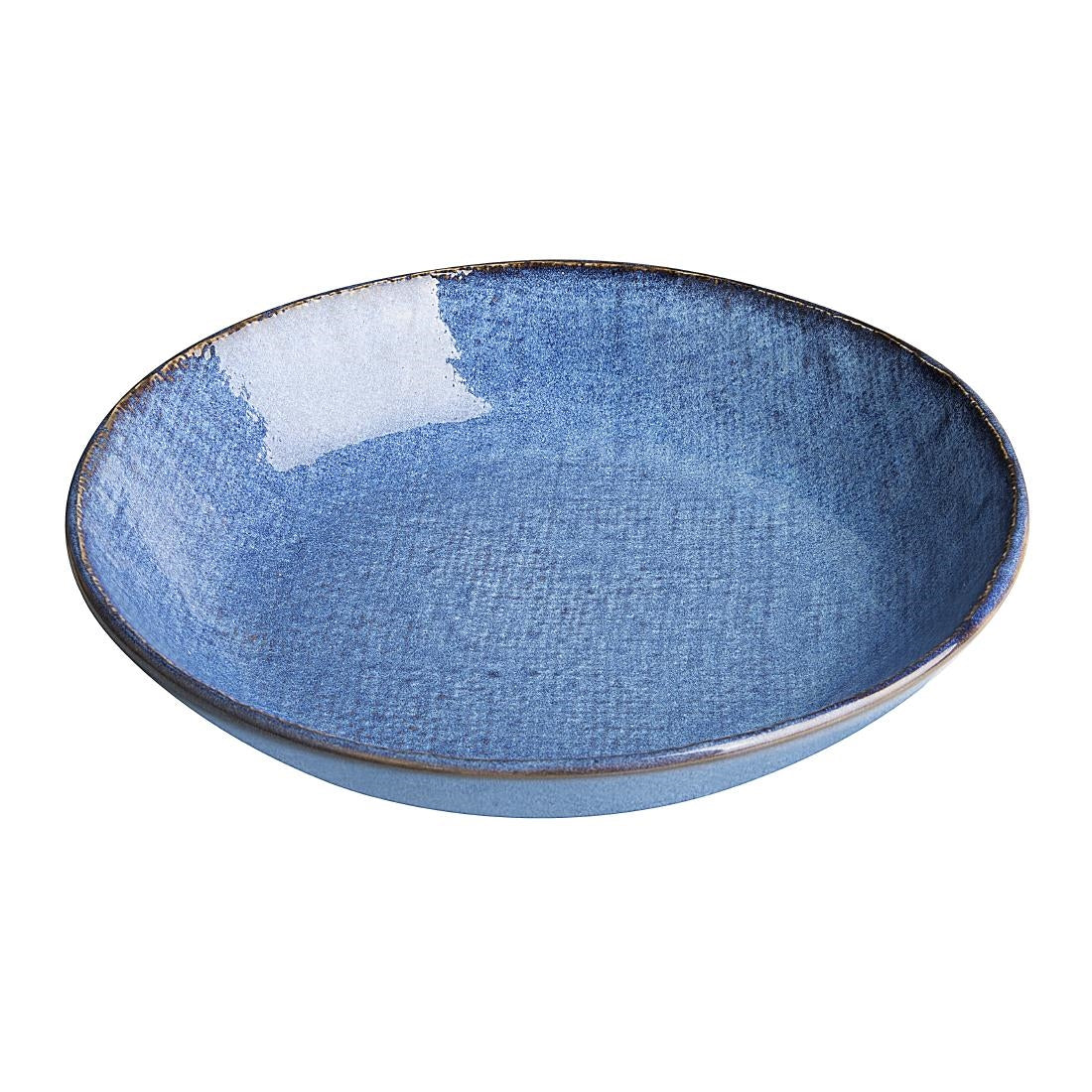 Bols plats Olympia Denim Blue 220mm (lot de 6) — FU223
