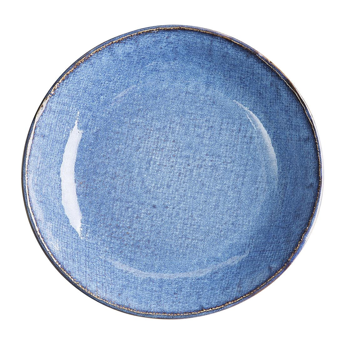Bols plats Olympia Denim Blue 220mm (lot de 6) — FU223