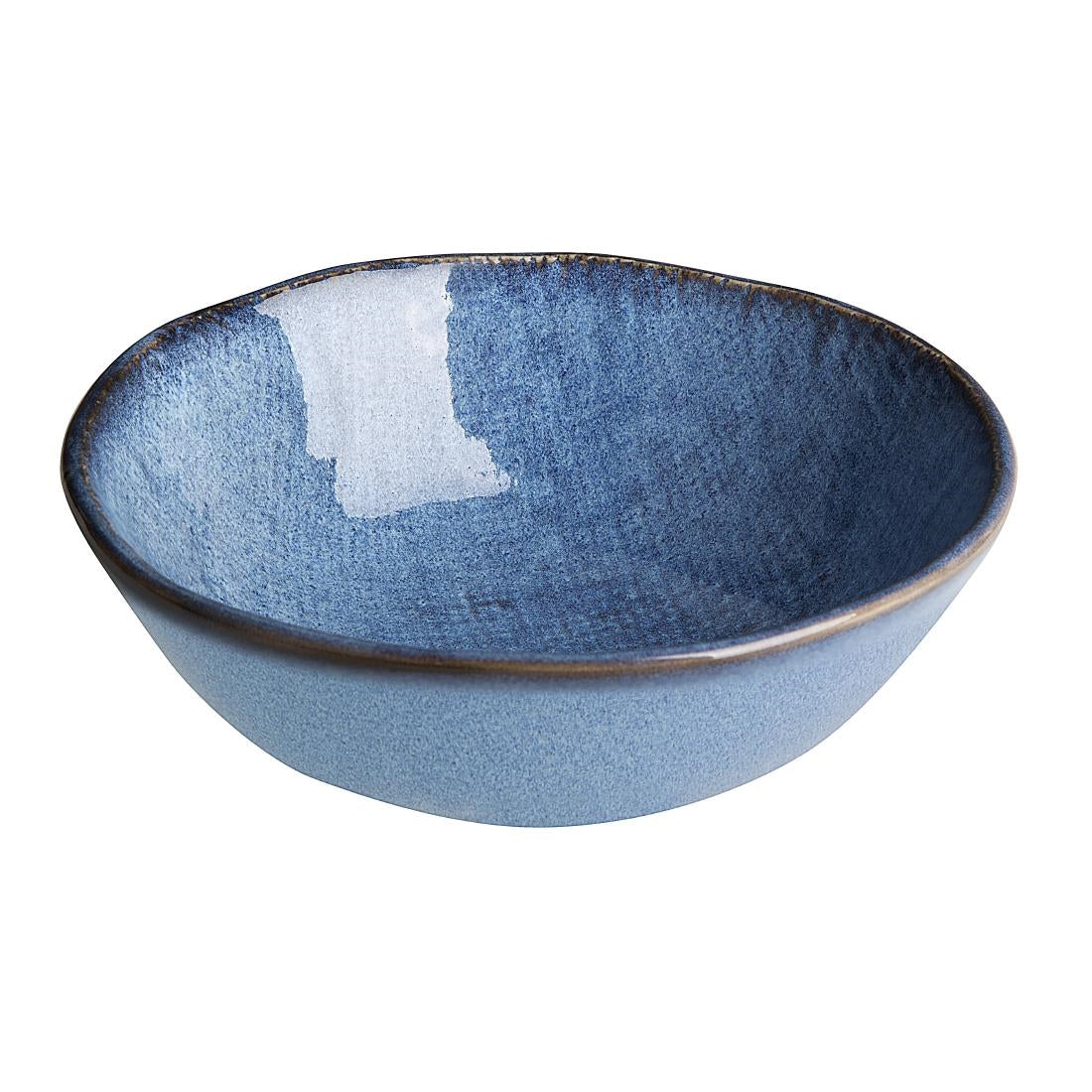 Bols plats Olympia Denim Blue 160mm (lot de 6) — FU224