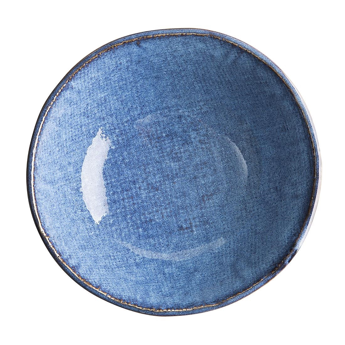 Bols plats Olympia Denim Blue 160mm (lot de 6) — FU224