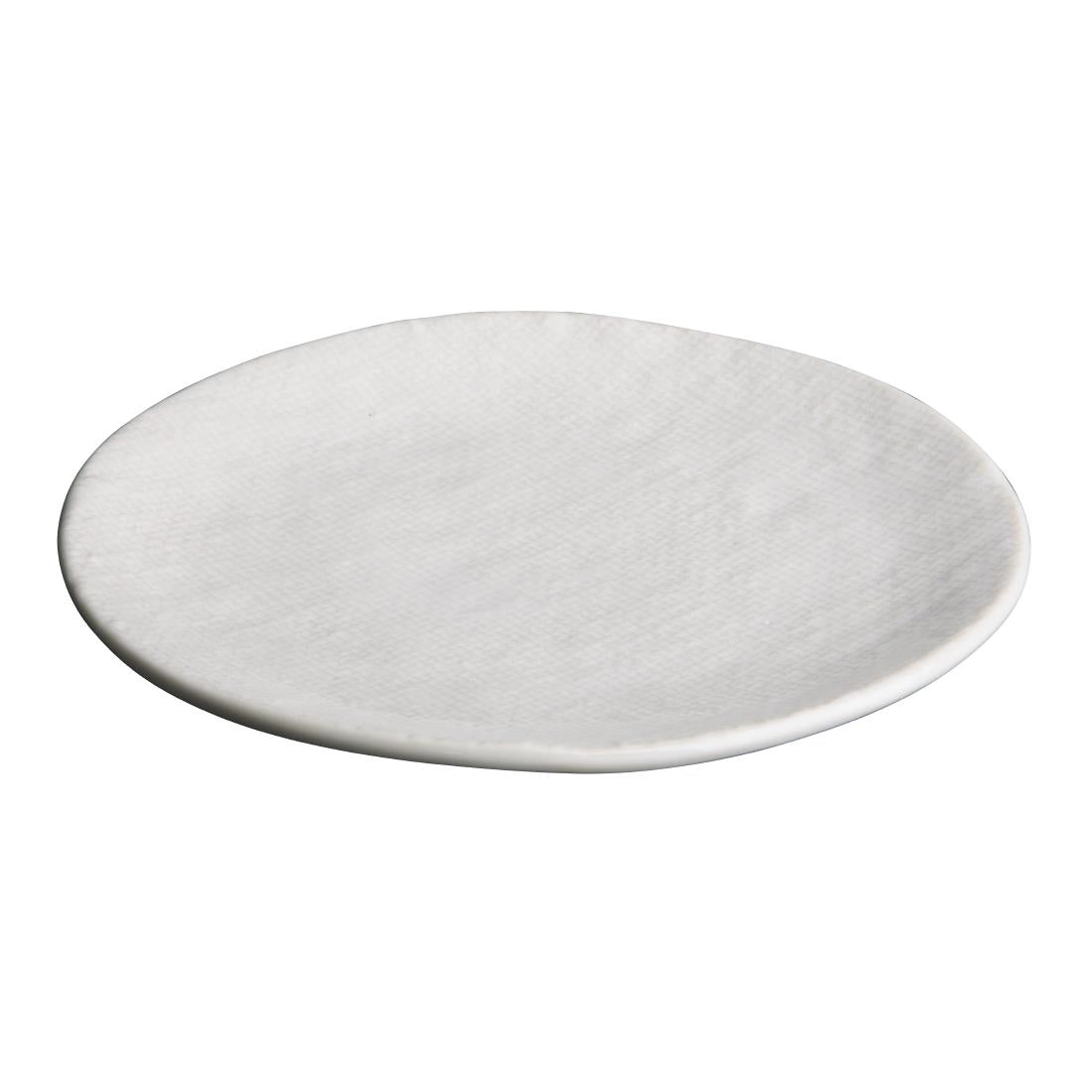 Assiettes plates Olympia Denim White 180mm (lot de 6) — FU225