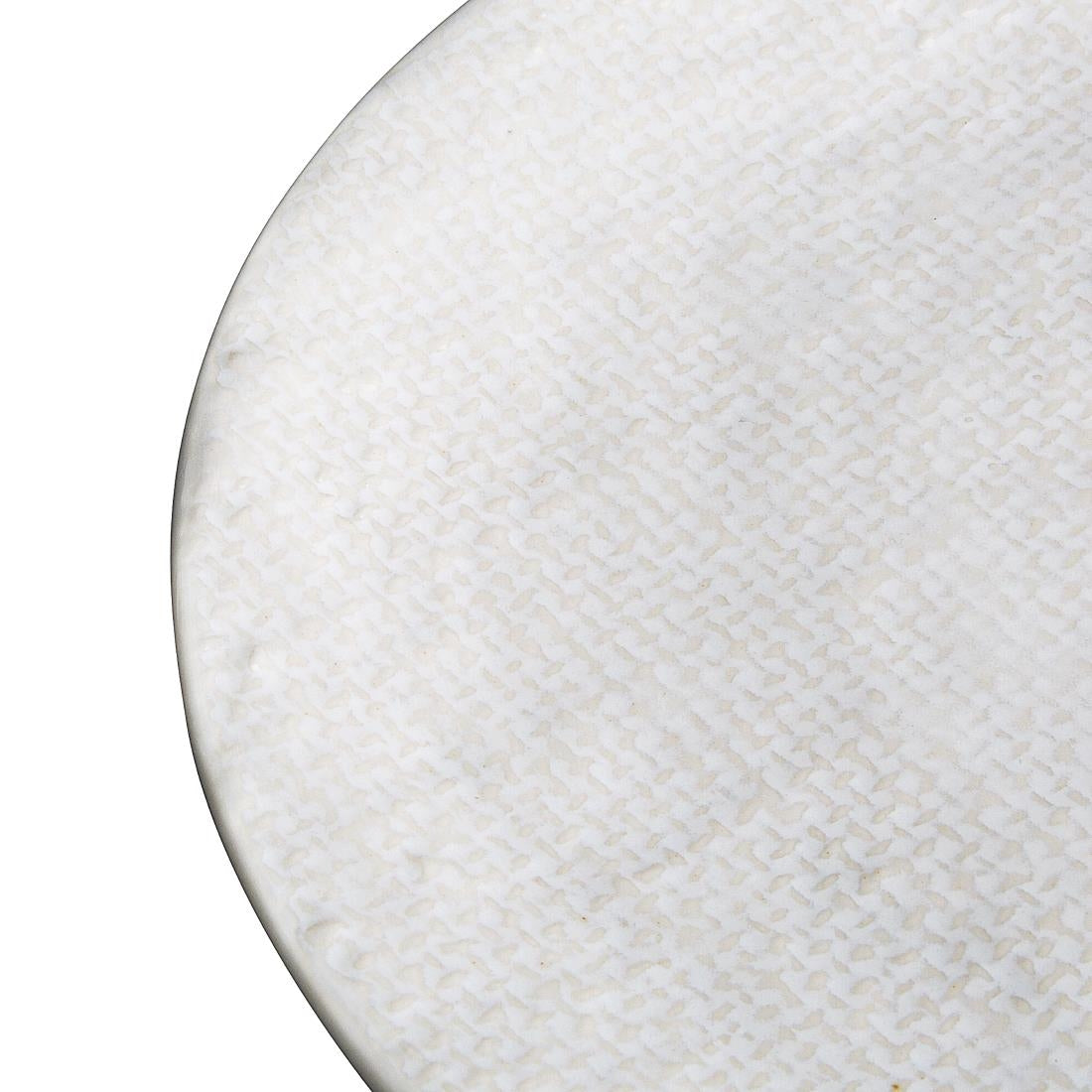 Assiettes plates Olympia Denim White 180mm (lot de 6) — FU225