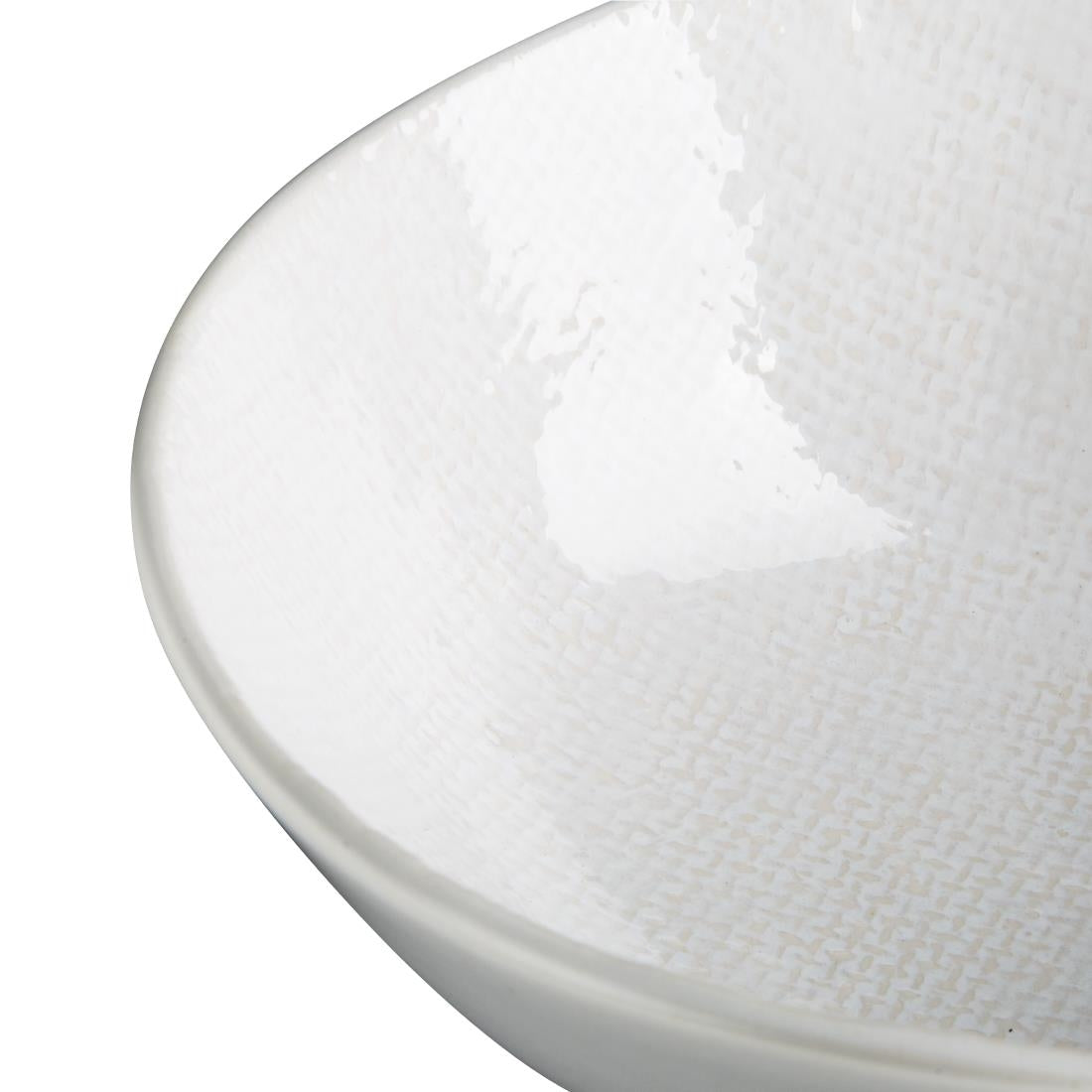 Bols Plats Olympia Denim White 160mm (lot de 6) — FU229