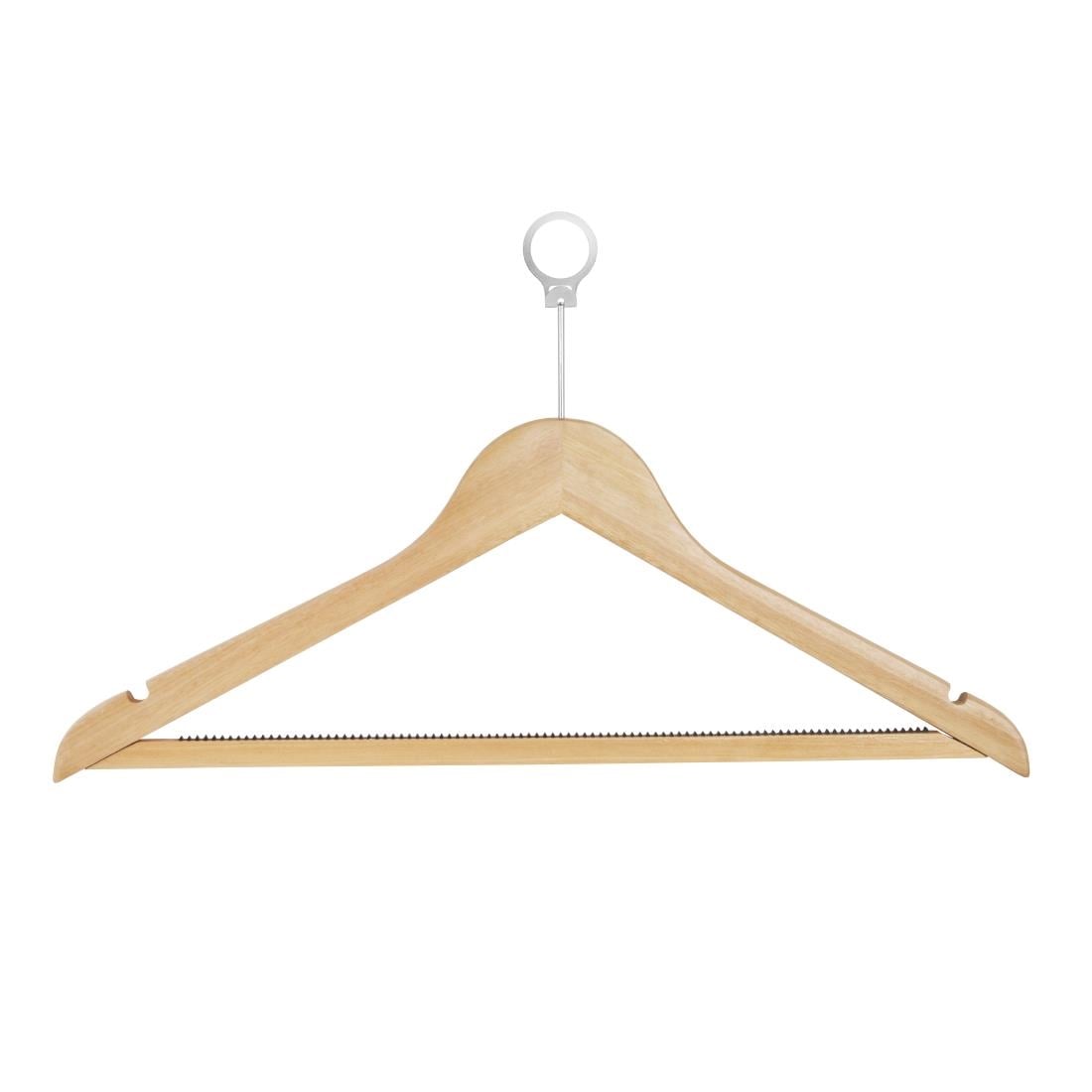 Cintres antivol en bois Bolero (lot de 10) — FU398