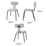 Chaises Bolero Fairfield noires et grises (lot de 2) — FU500