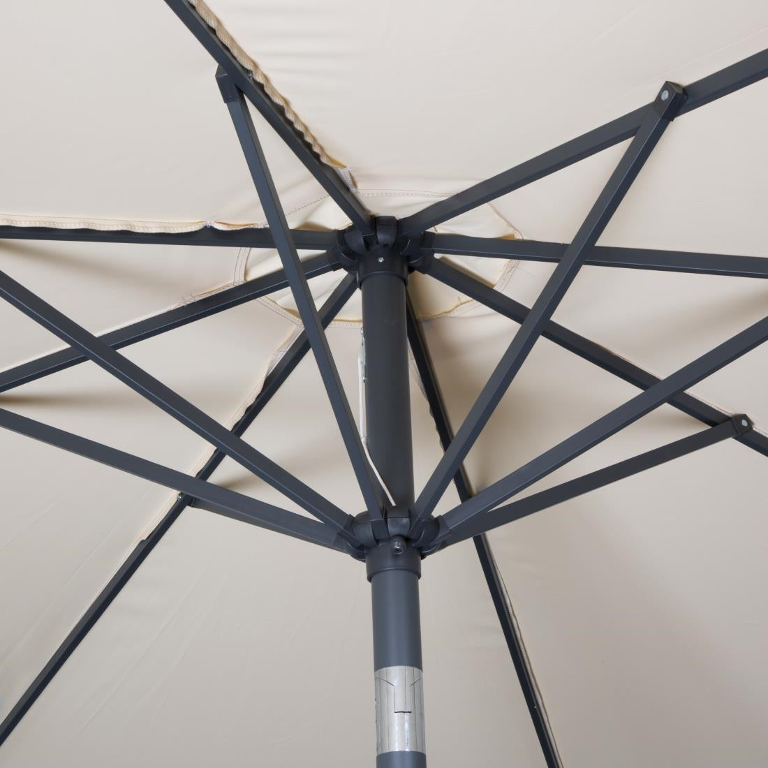 Parasol rond Bolero Seville 3m crème — FU503