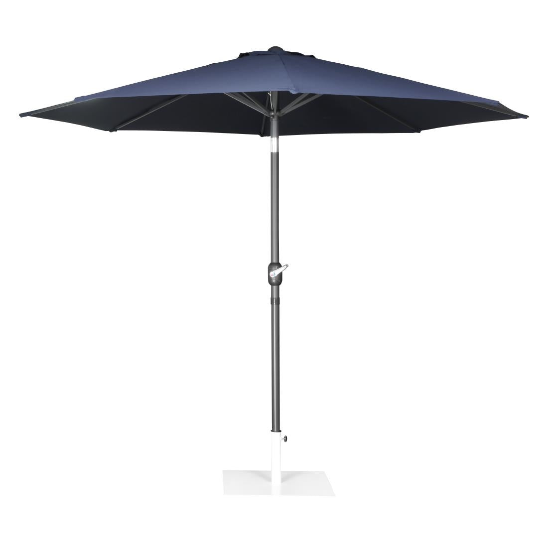 Parasol rond Bolero Seville 3m bleu marine — FU504