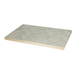 Plateau de table rectangulaire Bolero Chevron 1 100 mm x 700 mm — FU513