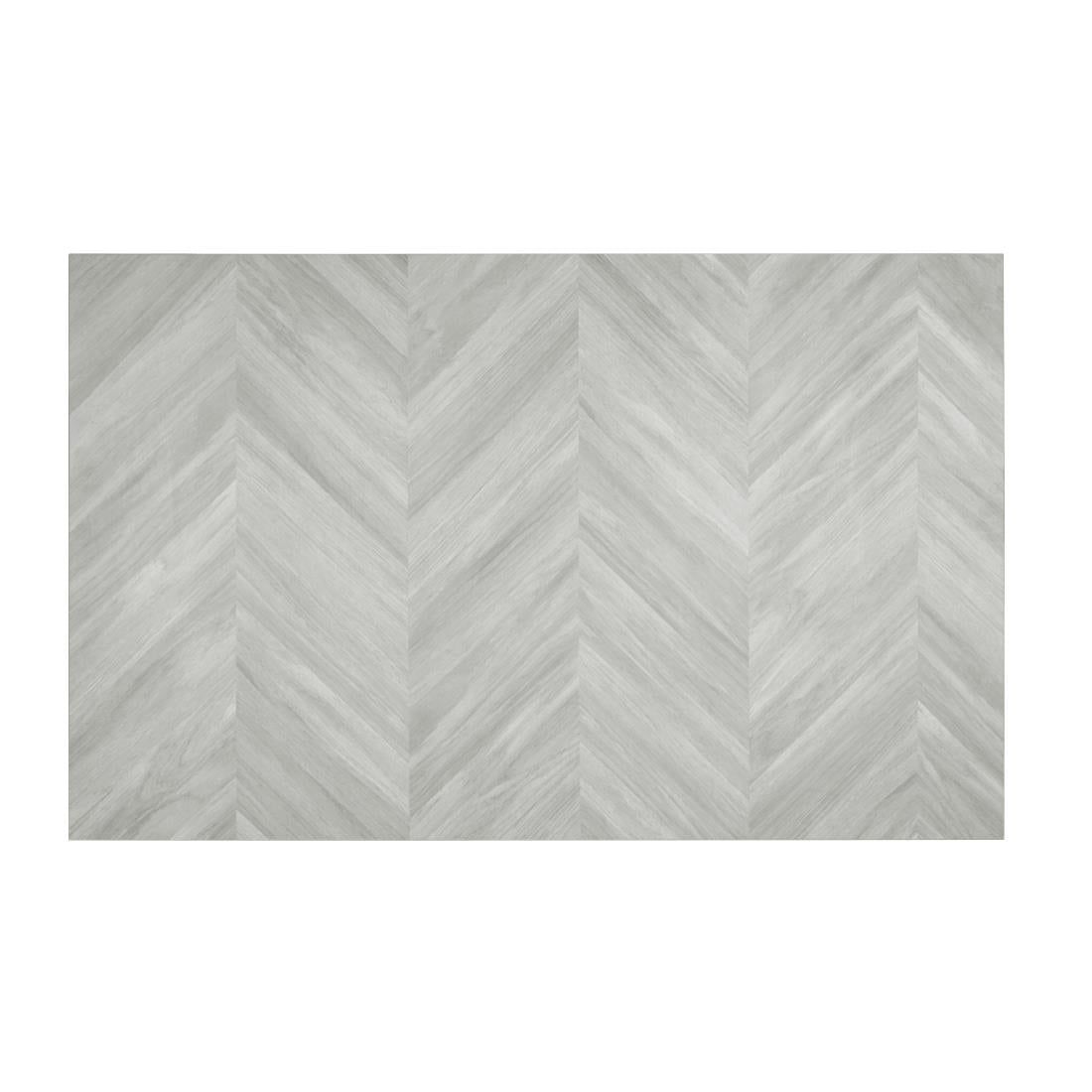 Plateau de table rectangulaire Bolero Chevron 1 100 mm x 700 mm — FU513