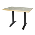 Plateau de table rectangulaire Bolero Chevron 1 100 mm x 700 mm — FU513