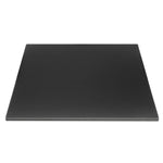 Plateau de table d'extérieur carré noir mat Bolero 700 mm — FU530