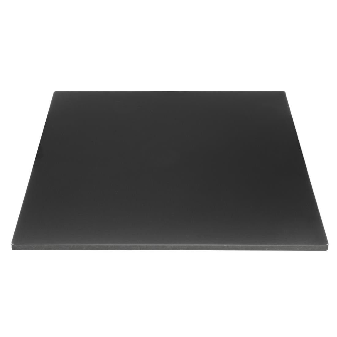 Plateau de table d'extérieur carré noir mat Bolero 700 mm — FU530