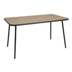 Table rectangulaire effet bois Bolero Santorini 1400mm — FU536