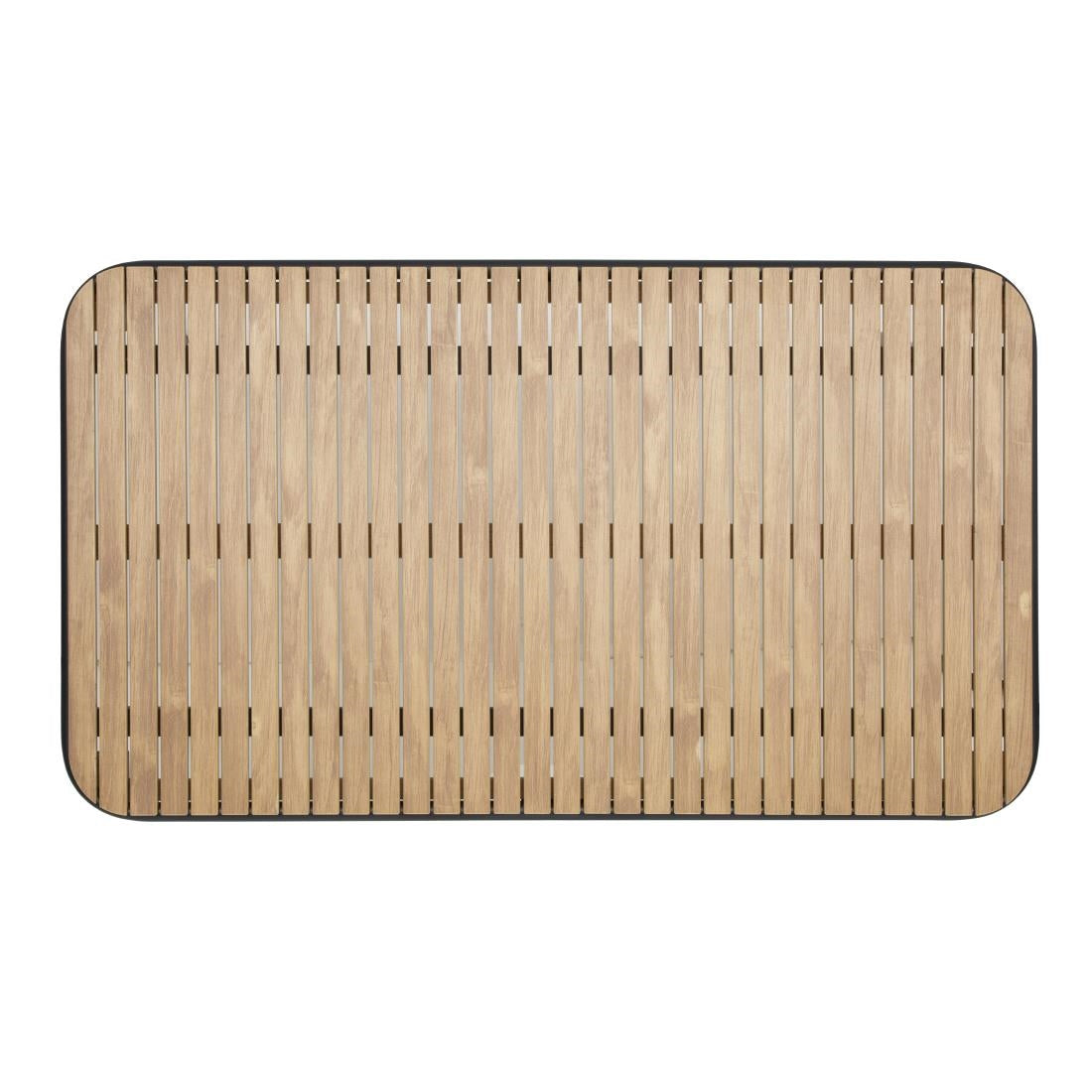 Table rectangulaire effet bois Bolero Santorini 1400mm — FU536