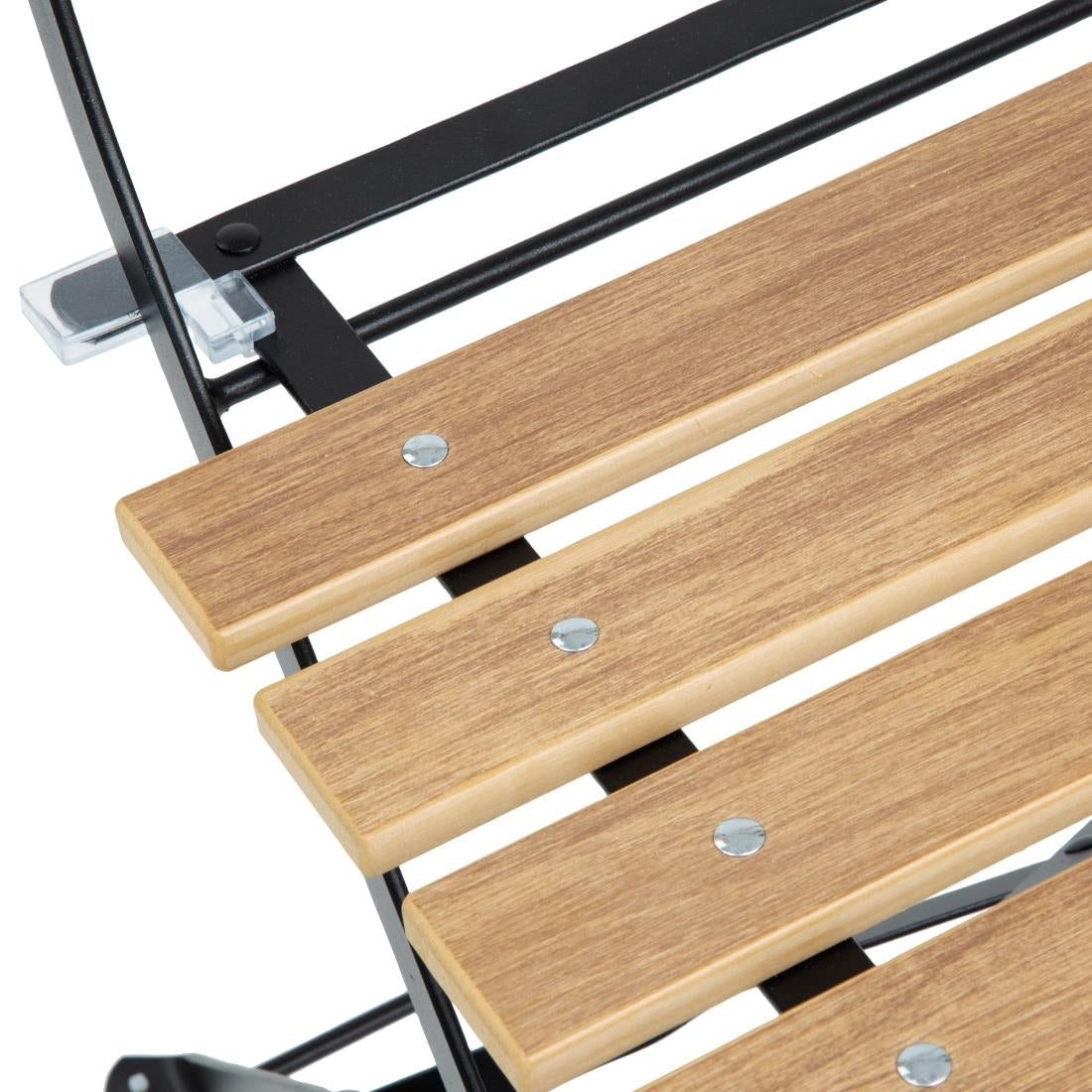 Chaises de terrasse pliantes Bolero Perth effet bois (lot de 2) — FU539