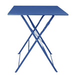 Table de terrasse carrée Bolero Perth bleu marine foncé — FU540