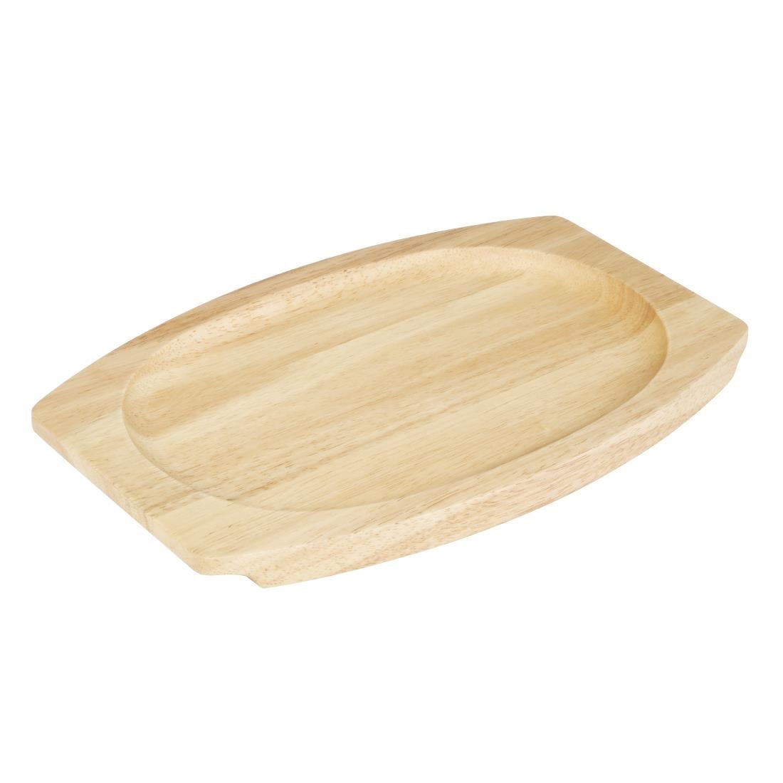 Planche en hévéa pour plat ovale en fonte Olympia 335x205mm pour GJ557 — FW979