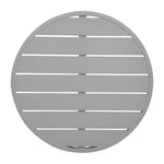 Plateau de table rond en aluminium Bolero gris clair 580 mm — FX038