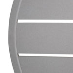 Plateau de table rond en aluminium Bolero gris clair 580 mm — FX038