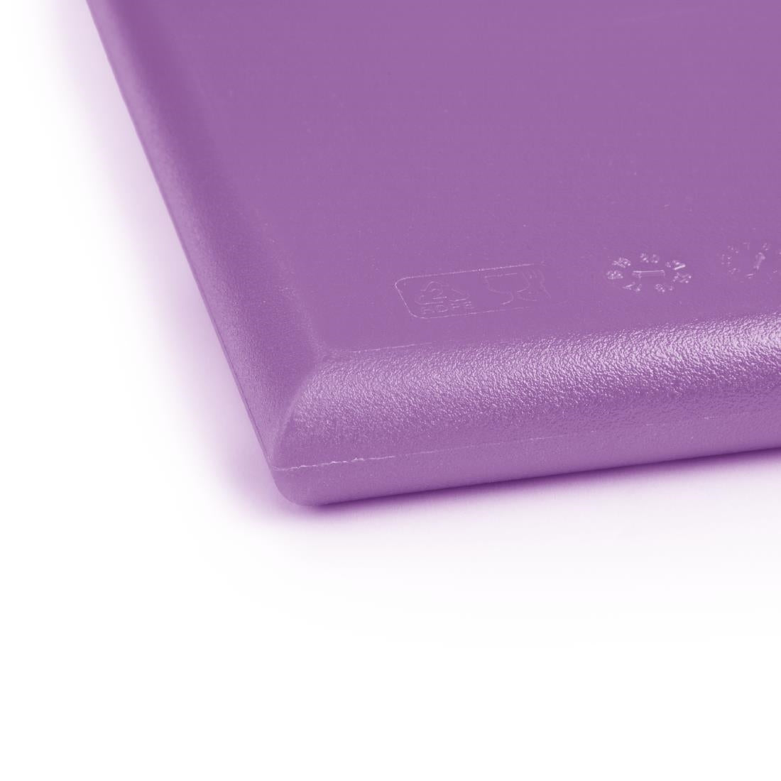 Planche à découper haute densité Hygiplas violette 450x300x25mm — FX102