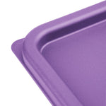 Grand couvercle carré pour boîte alimentaire Hygiplas violet — FX145