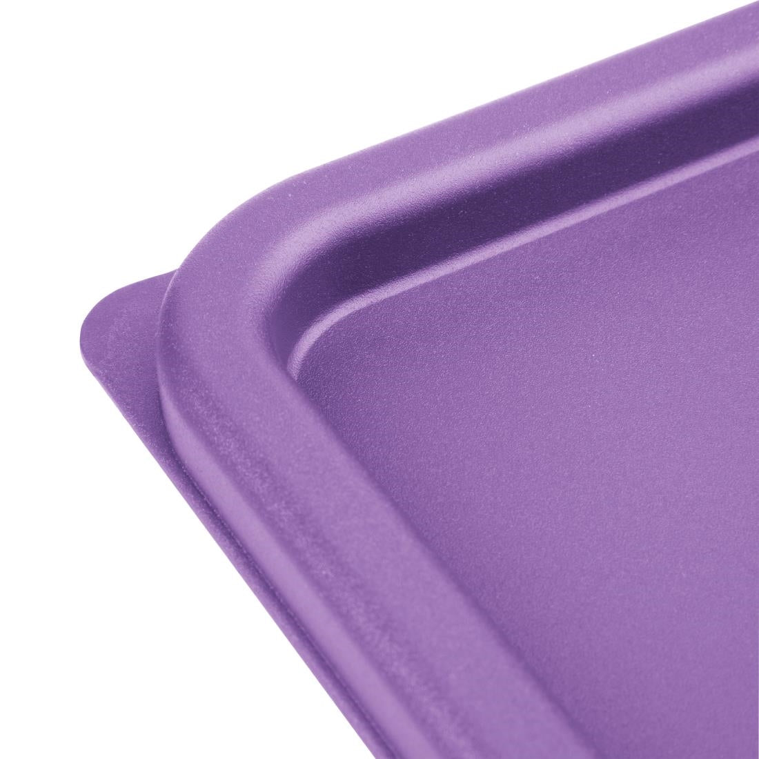 Grand couvercle carré pour boîte alimentaire Hygiplas violet — FX145