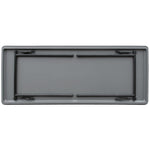 Table rectangulaire pliante grise en ABS Bolero 1830mm — GC596