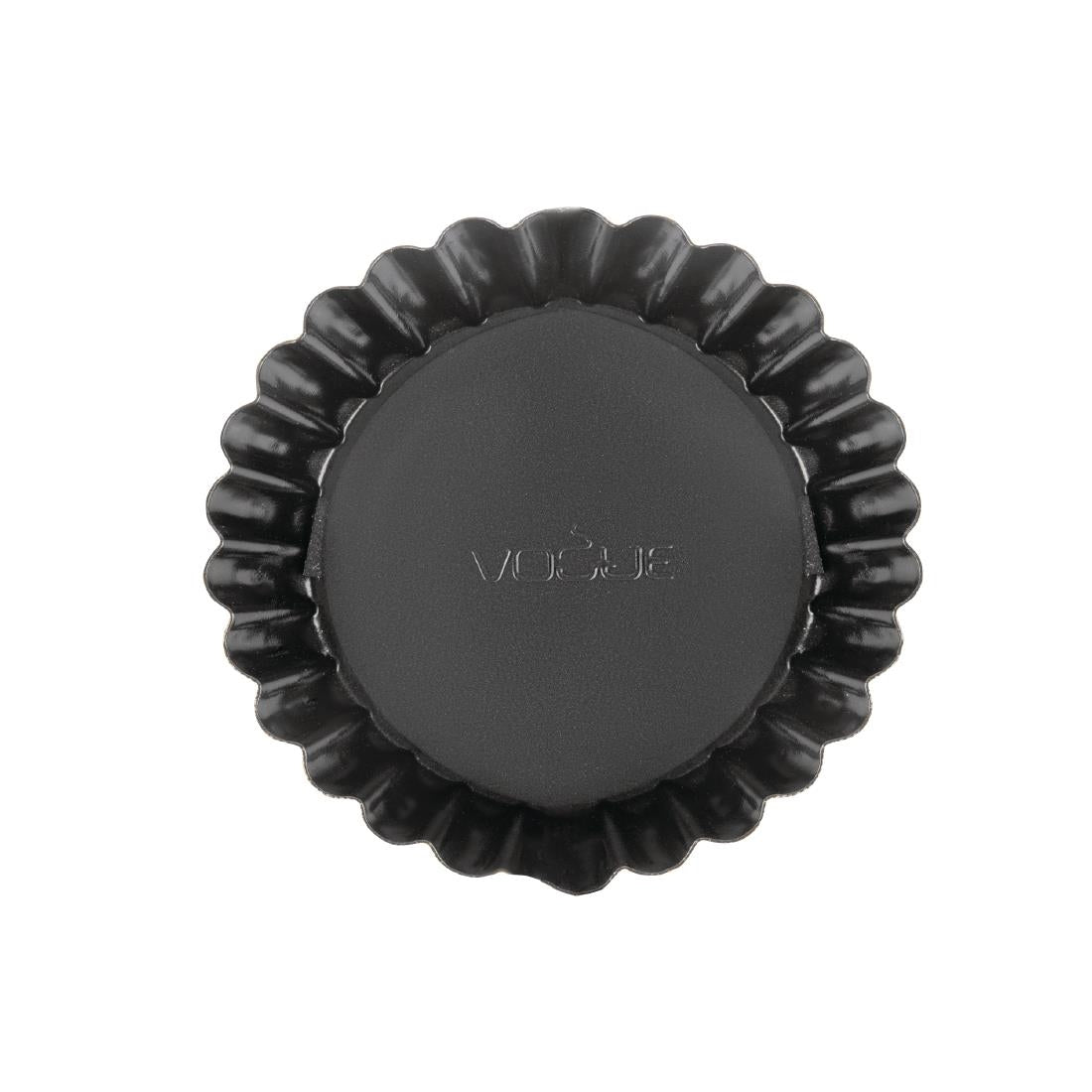 Moule à quiche cannelé profond antiadhésif Vogue 100mm — GC988