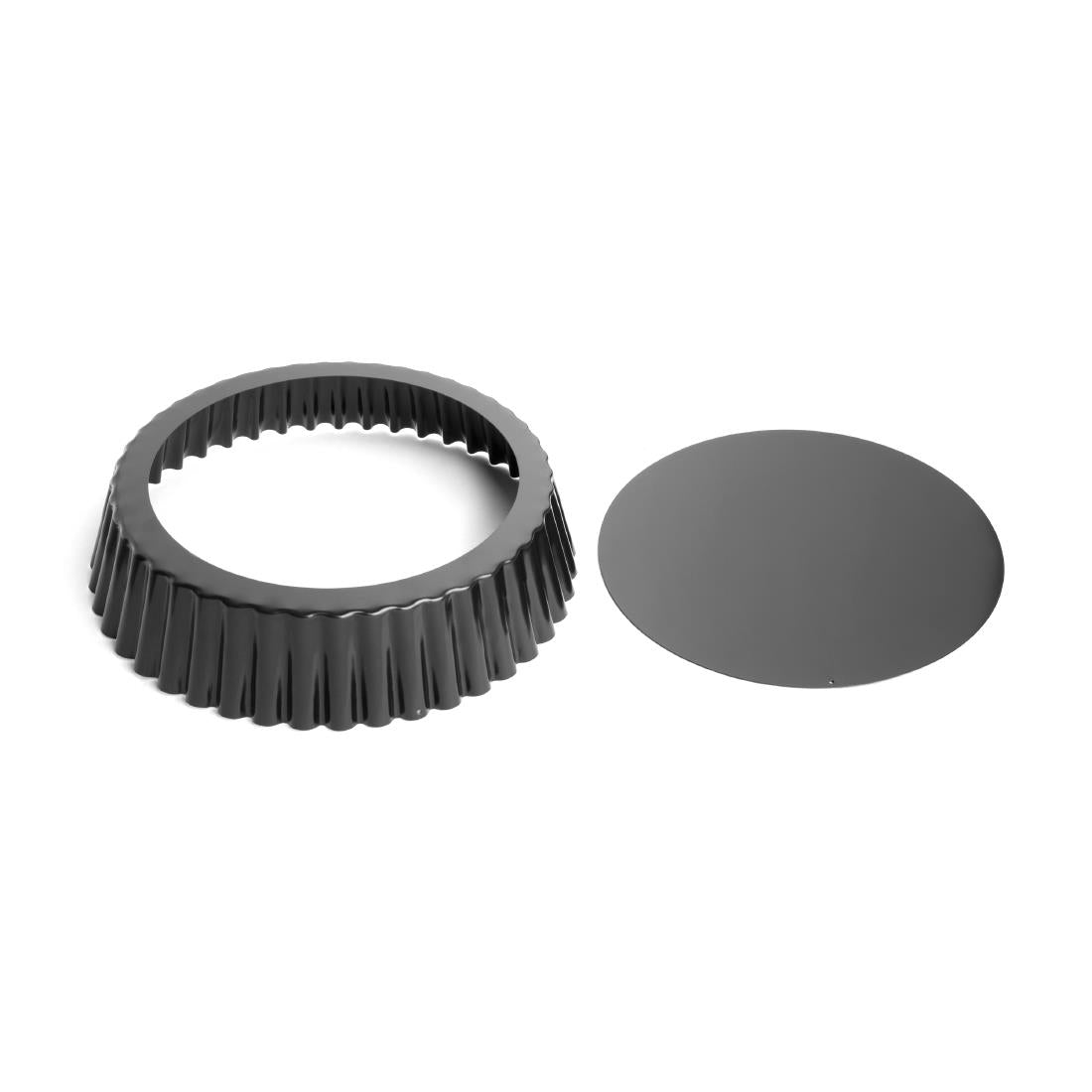 Moule à quiche cannelé profond antiadhésif Vogue 250mm — GC989