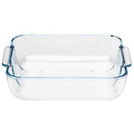 Plat carré en verre Pyrex 210mm — GD029