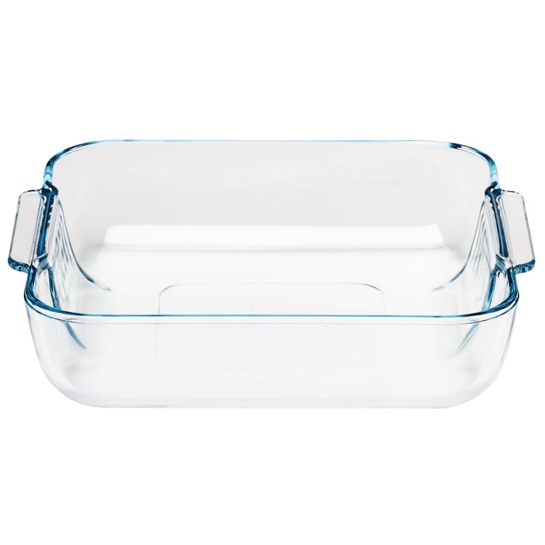 Plat carré en verre Pyrex 210mm — GD029