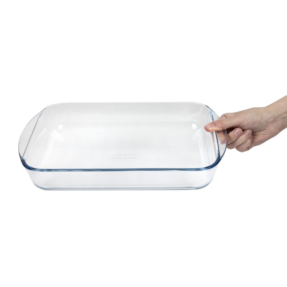 Plat à four rectangulaire en verre Pyrex 350mm — GD030