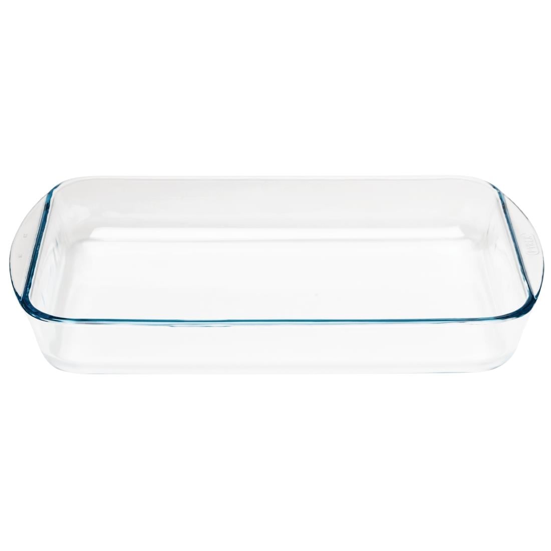 Plat à four rectangulaire en verre Pyrex 350mm — GD030