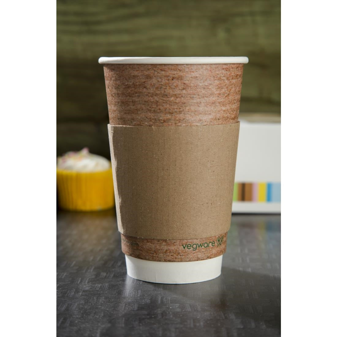 Bagues en carton ondulé pour gobelets 340ml et 454ml (lot de 1000) — GD329