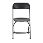 Chaises pliantes en polypropylène Bolero noires (lot de 10) — GD386