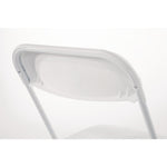 Chaises pliantes Bolero blanches (lot de 10) — GD387
