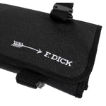 Trousse enroulable en tissu avec sangle Dick noire 11 pièces — GD796