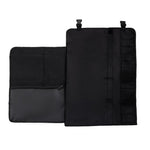Trousse enroulable en tissu avec sangle Dick noire 11 pièces — GD796