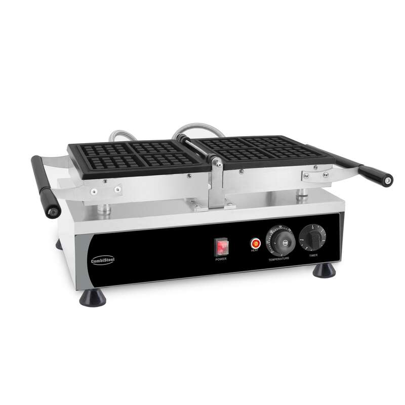 Gaufrier rotatif 4pcs gaufre de bruxelles — Combisteel 7540.0075