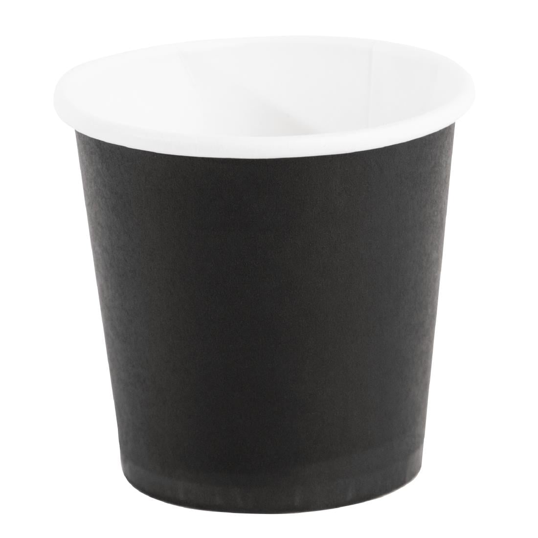Gobelets jetables à café espresso Fiesta Recyclable noirs 120ml (lot de 1000) — GF018