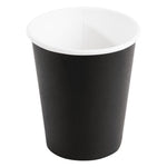 Gobelets boissons chaudes paroi simple Fiesta Recyclable noirs 230ml (lot de 50) — GF041