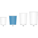 Gobelets boissons chaudes paroi simple Fiesta Recyclable noirs 230ml (lot de 50) — GF041