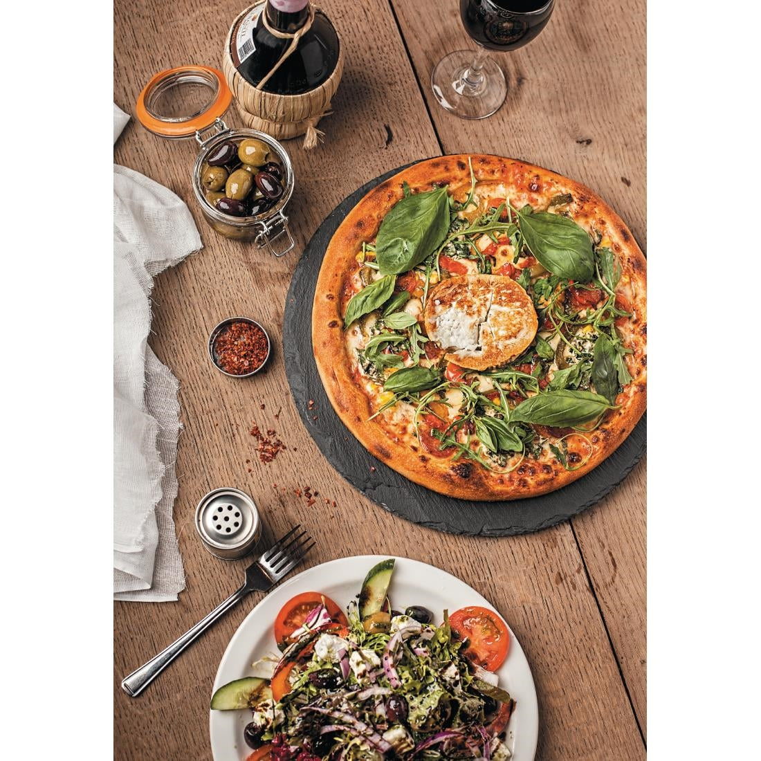 Plateau à pizza en ardoise Olympia 330mm — GF316