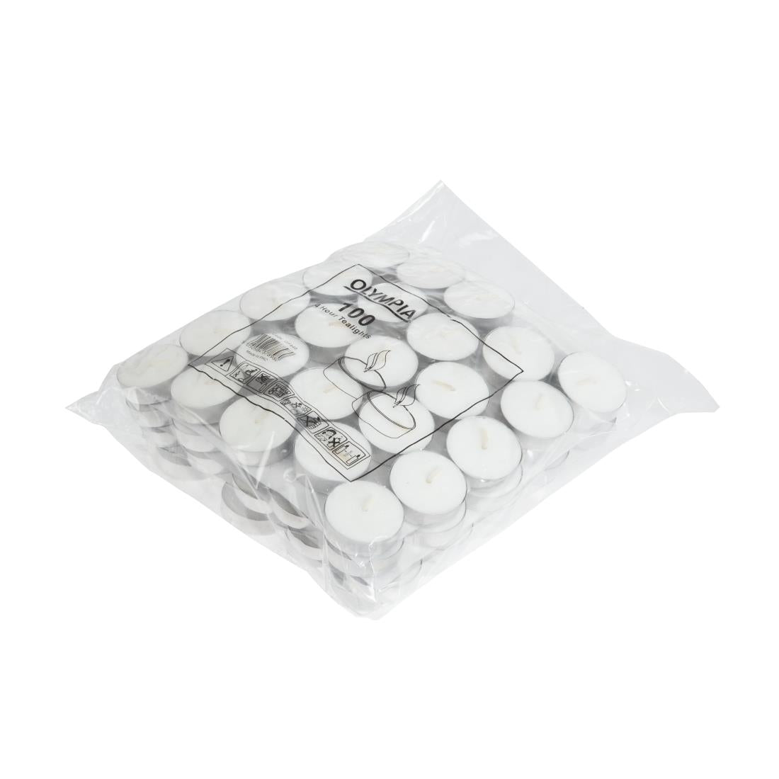 Bougies chauffe-plat 4 heures Olympia (Lot de 100) — GF448